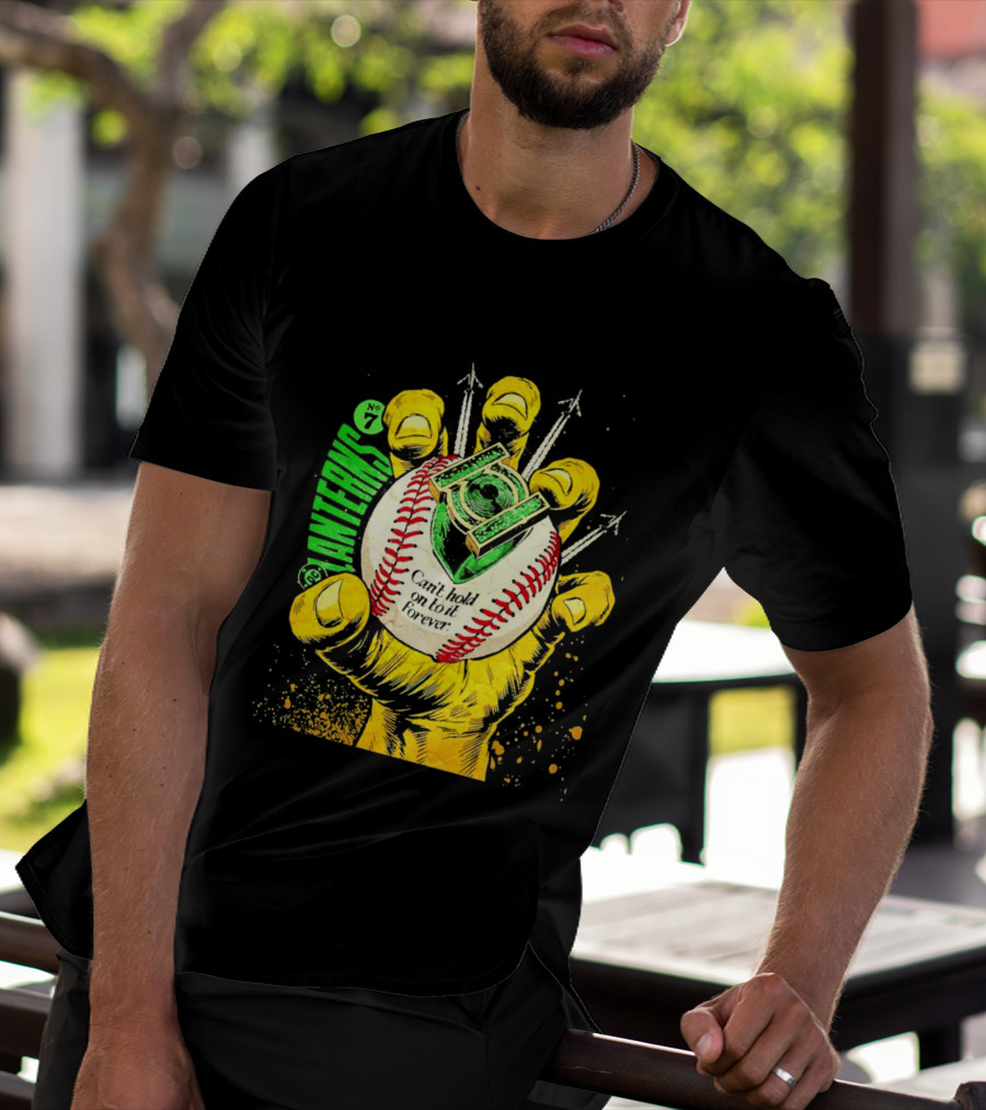 DC Comics Lanterns No 7 Can't Hold On To It Forever Baseball Glove T-Shirt