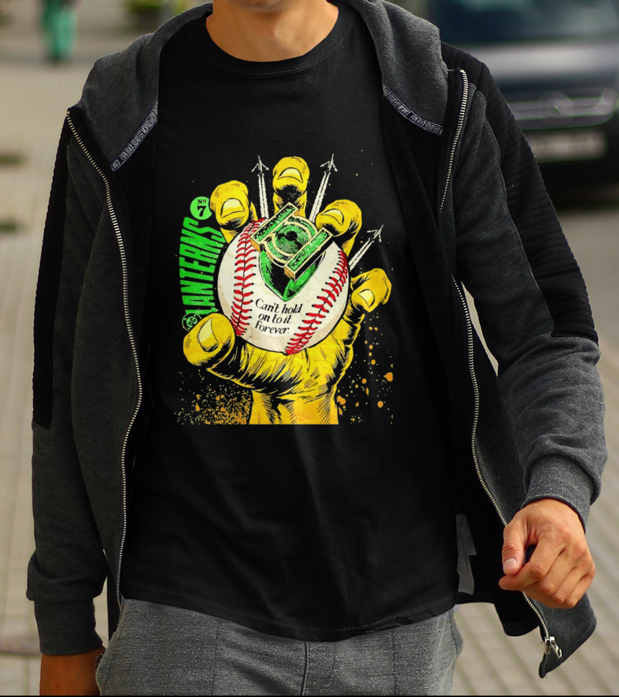 DC Comics Lanterns No 7 Can't Hold On To It Forever Baseball Glove T-Shirt