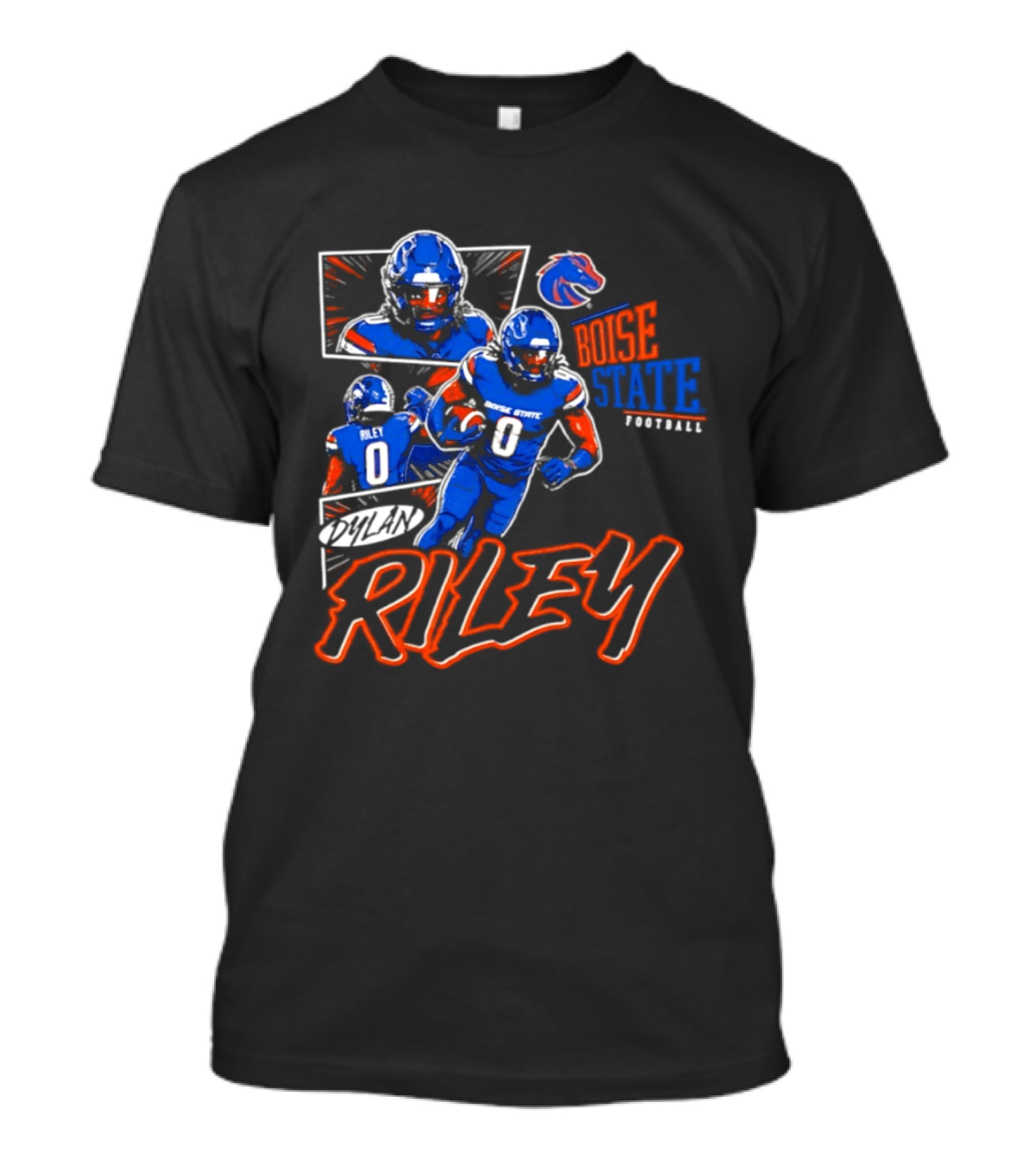 Boise State Broncos Football Riley Comic Book T-Shirt
