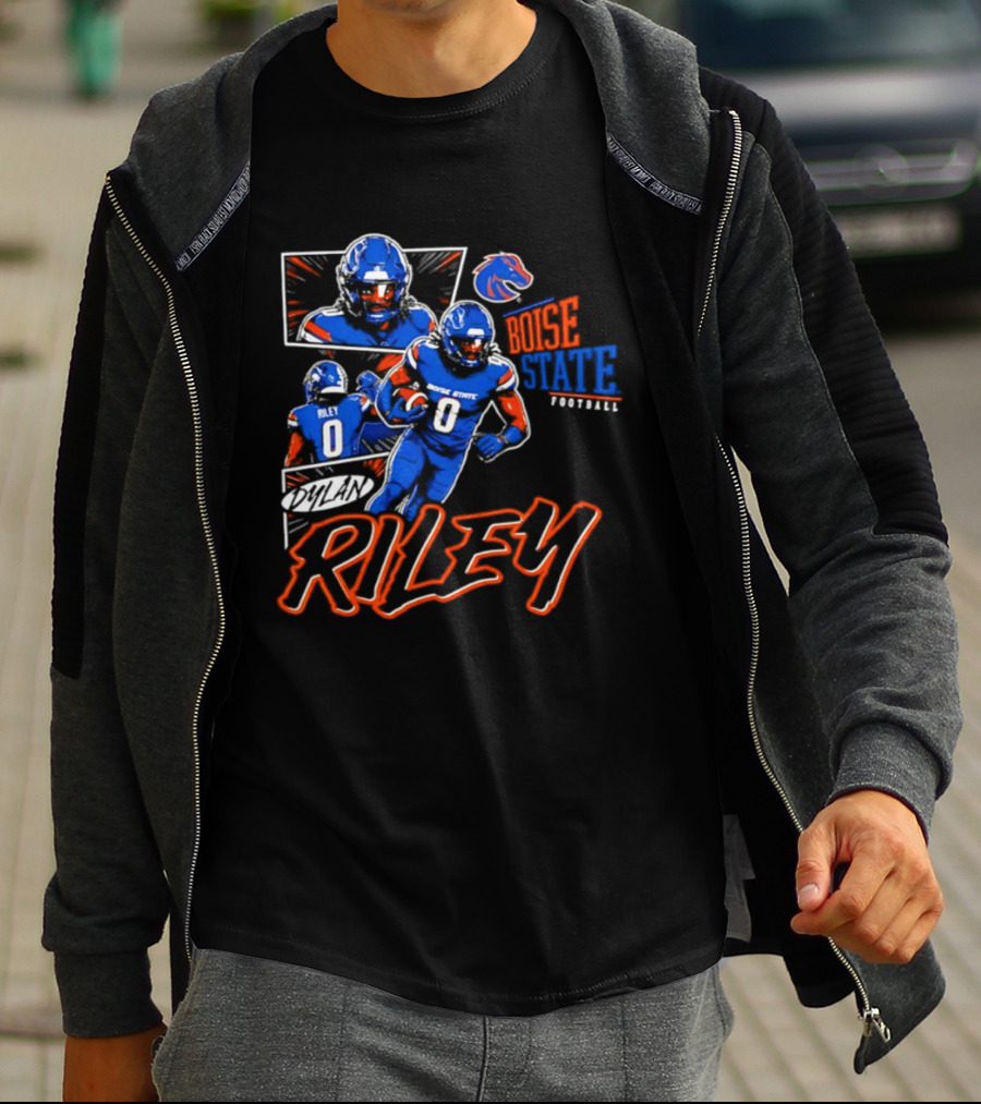 Boise State Broncos Football Riley Comic Book T-Shirt