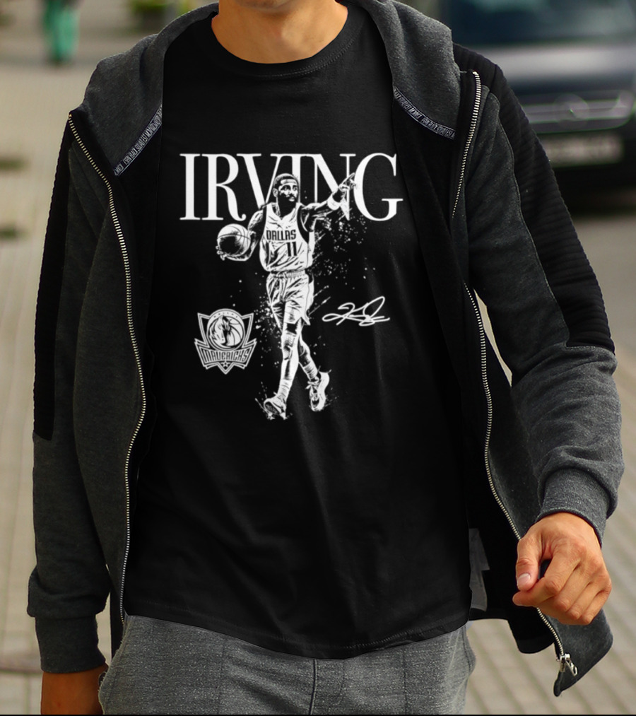 Kyrie Irving Dallas Mavericks 20 Signature Basketball Mono T-Shirt