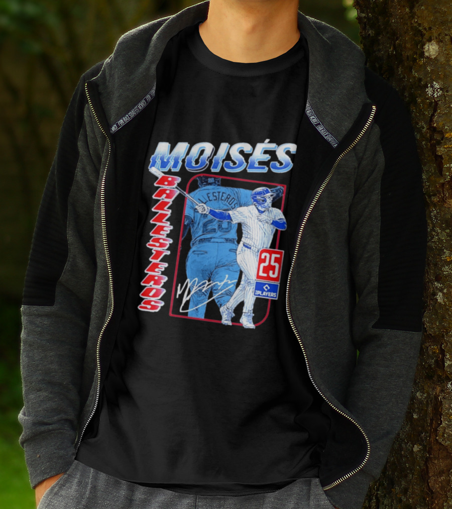 Moisés Ballesteros 25 Chicago Player Baseball T-Shirt