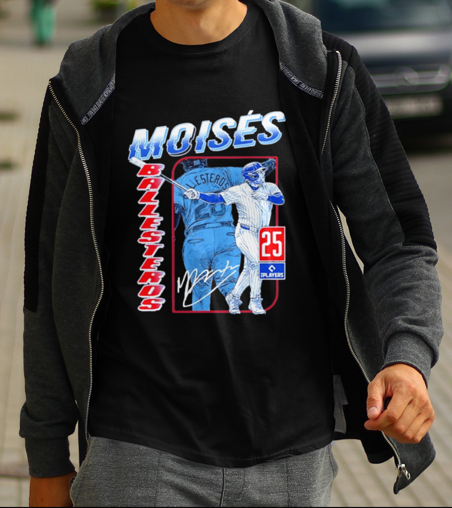 Moisés Ballesteros 25 Chicago Player Baseball T-Shirt