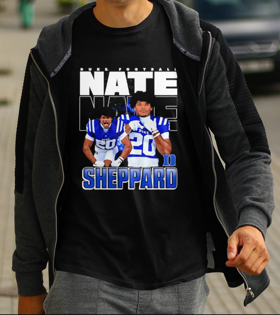 Super Football Nate Sheppard Duke Blue Devils 90s T-Shirt
