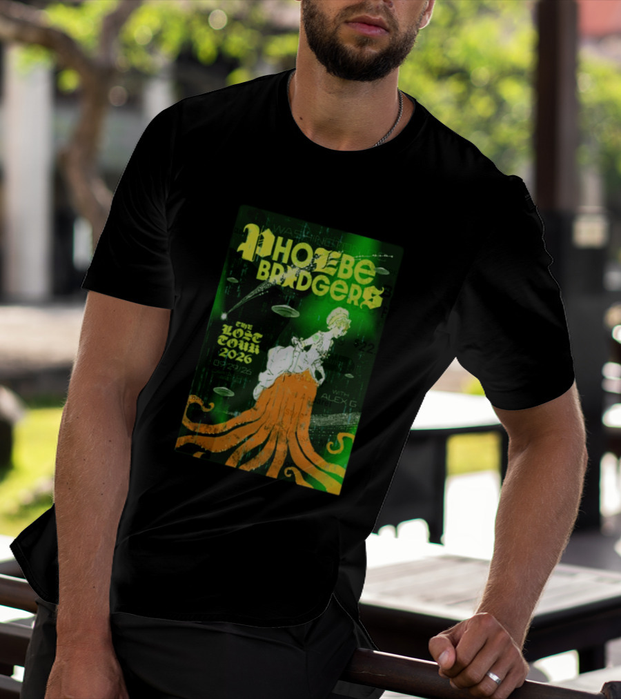 Phoebe Bridgers The Lost Tour 2026 Washington DC 09/29/26 With Alex G T-Shirt