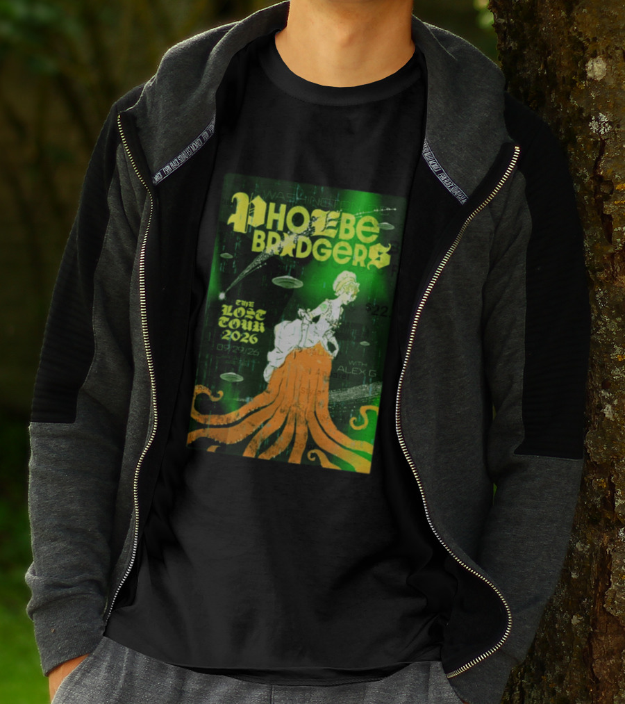 Phoebe Bridgers The Lost Tour 2026 Washington DC 09/29/26 With Alex G T-Shirt