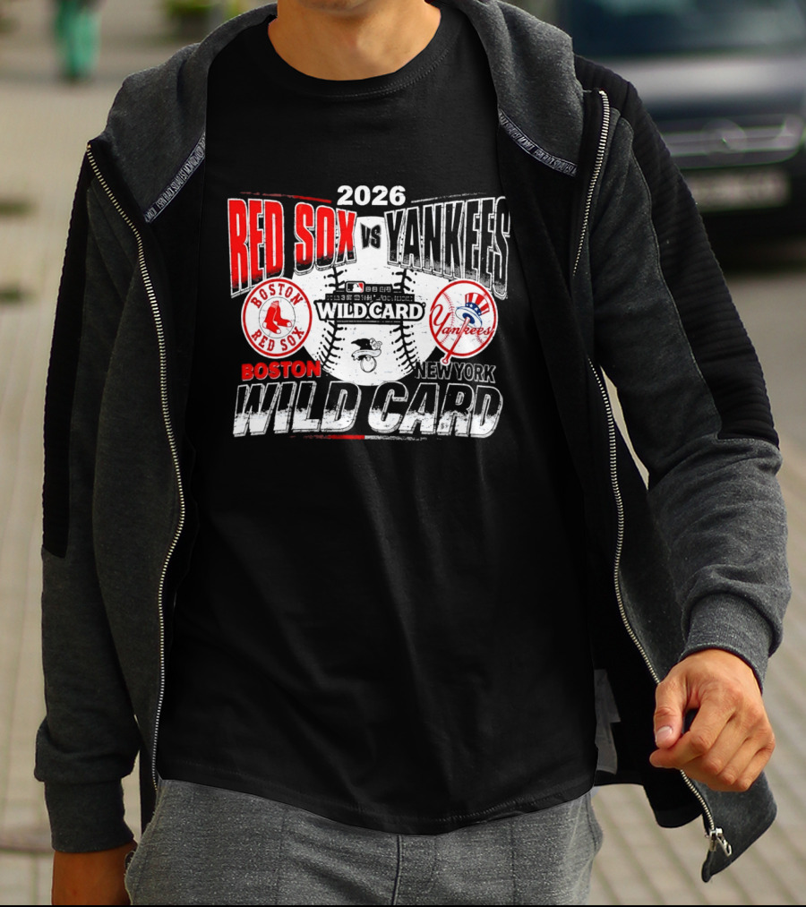 2026 Boston Red Sox Vs New York Yankees Wild Card Matchup T-Shirt