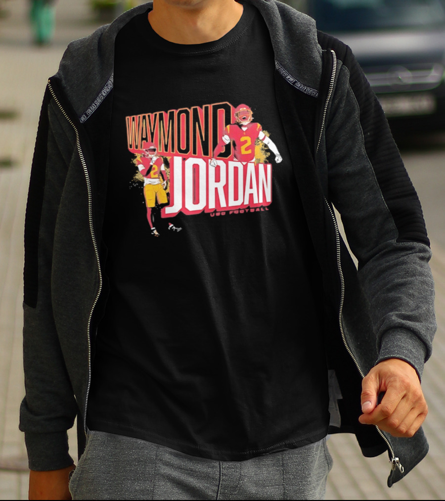 Waymond Jordan USC Trojans NCAA Football Number 2 T-Shirt