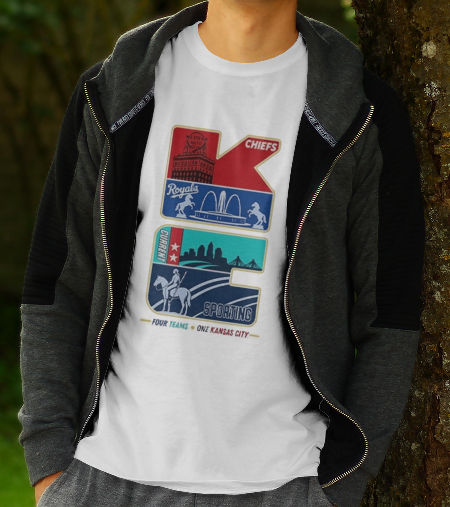 Chiefs Royals Current Sporting Kansas City Western Auto T-Shirt