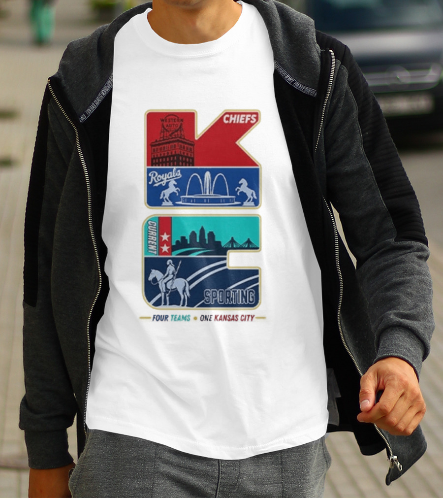 Chiefs Royals Current Sporting Kansas City Western Auto T-Shirt