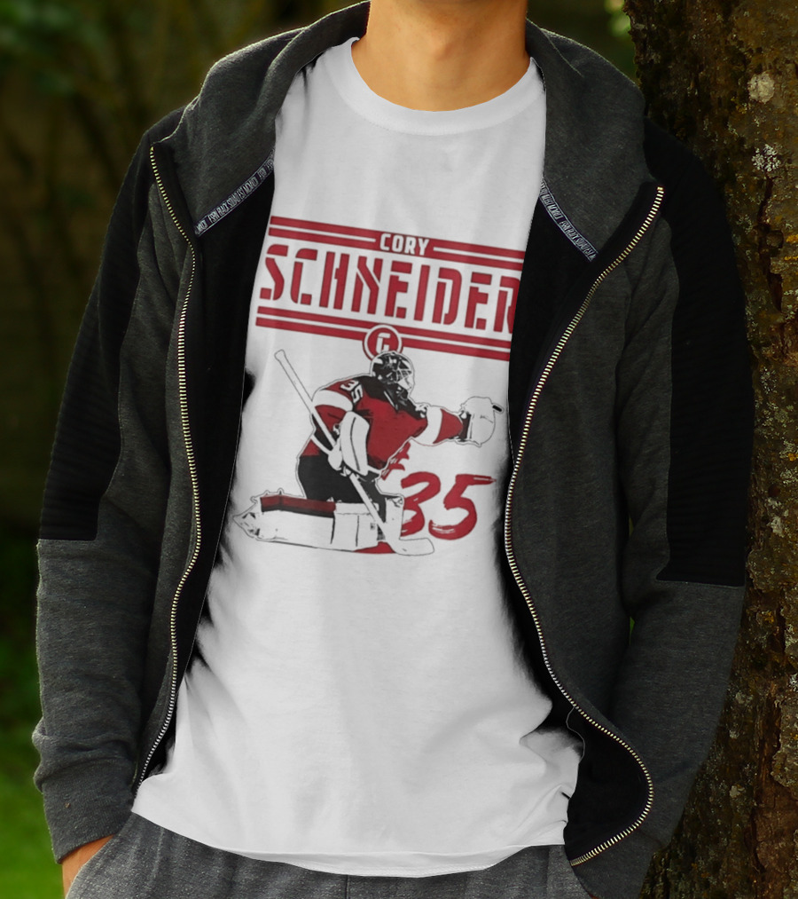 Cory Schneider New Jersey Devils Hockey Player 35 T-Shirt
