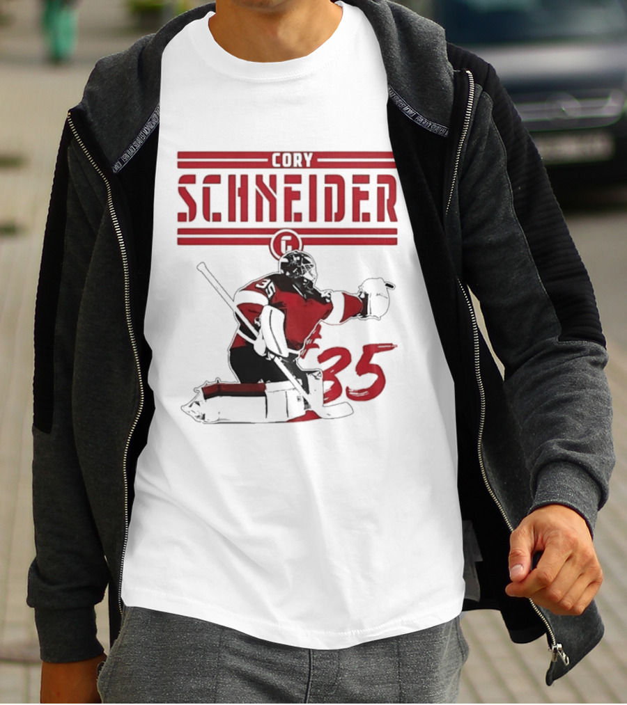 Cory Schneider New Jersey Devils Hockey Player 35 T-Shirt