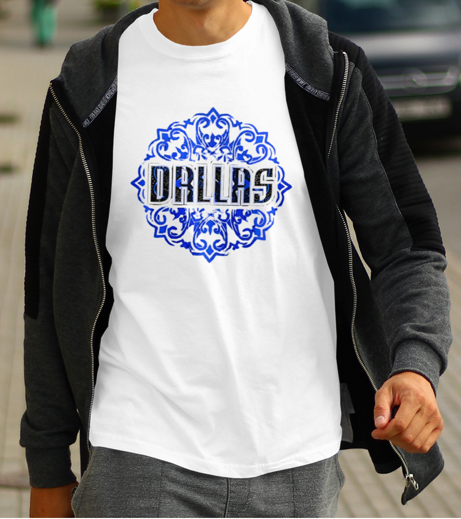 Dallas Mavericks 2026 South Asian Celebration Basketball Dual Sided ORLLAS Decor T-Shirt