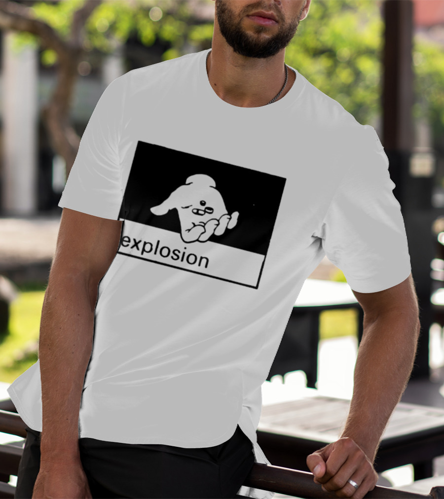 Explosion Hand Holding Pills Medication T-Shirt