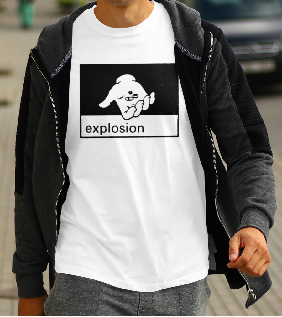 Explosion Hand Holding Pills Medication T-Shirt