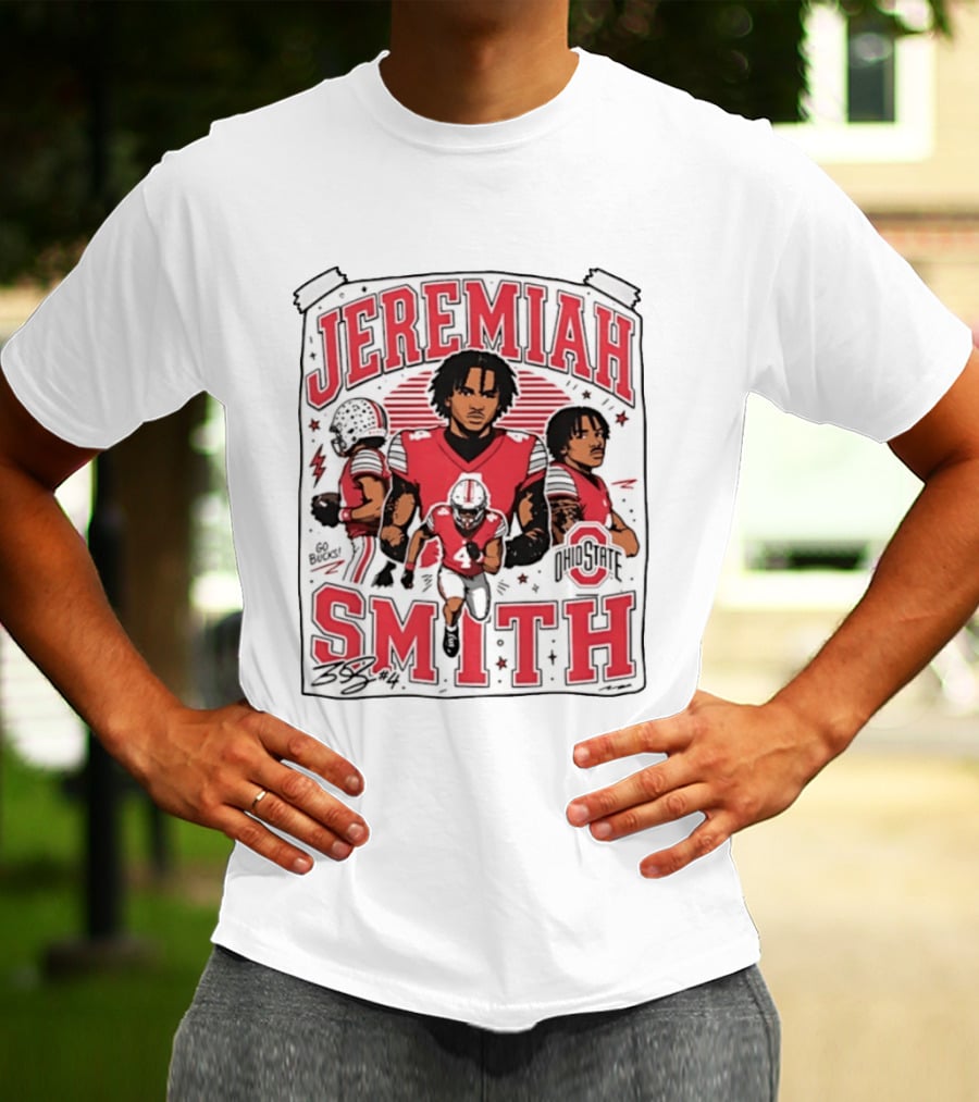 Jeremiah Smith Ohio State Buckeyes NCAA Football Vintage 90s T-Shirt