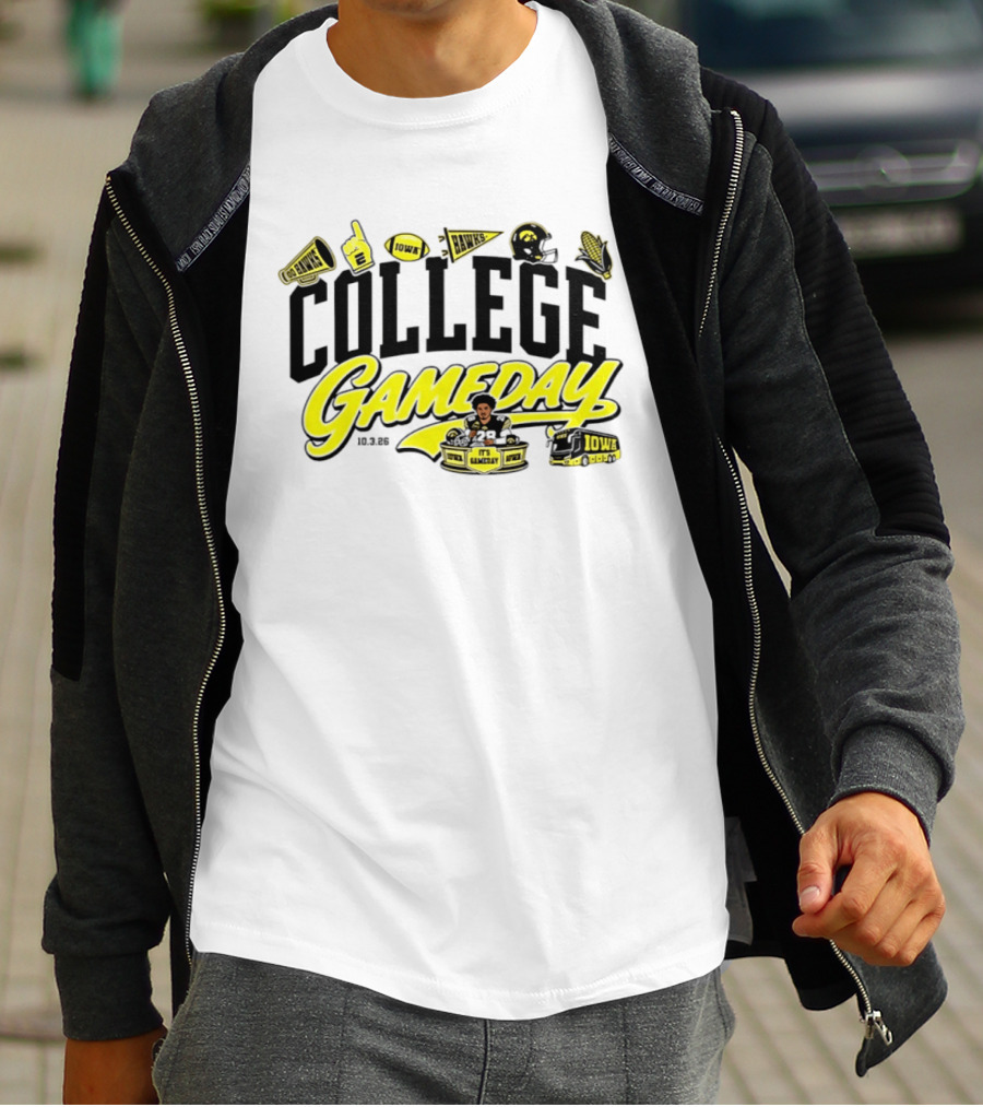 Kamari Moulton College Gameday Iowa Hawkeyes 2026 ESPN T-Shirt