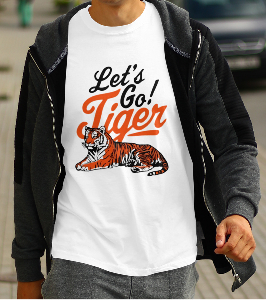 Let's Go Tiger Cincinnati Bengals Football Fan Gear T-Shirt