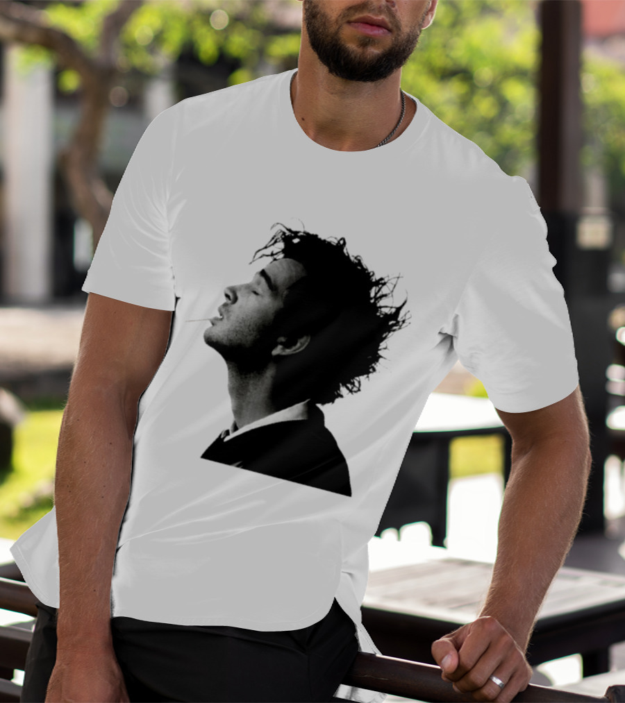 Matty Healy The 1975 Indie Rock Alternative Silhouette Smoking T-Shirt