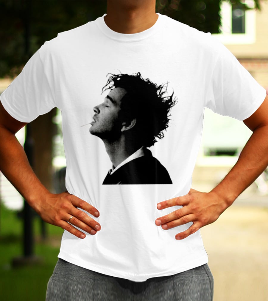 Matty Healy The 1975 Indie Rock Alternative Silhouette Smoking T-Shirt