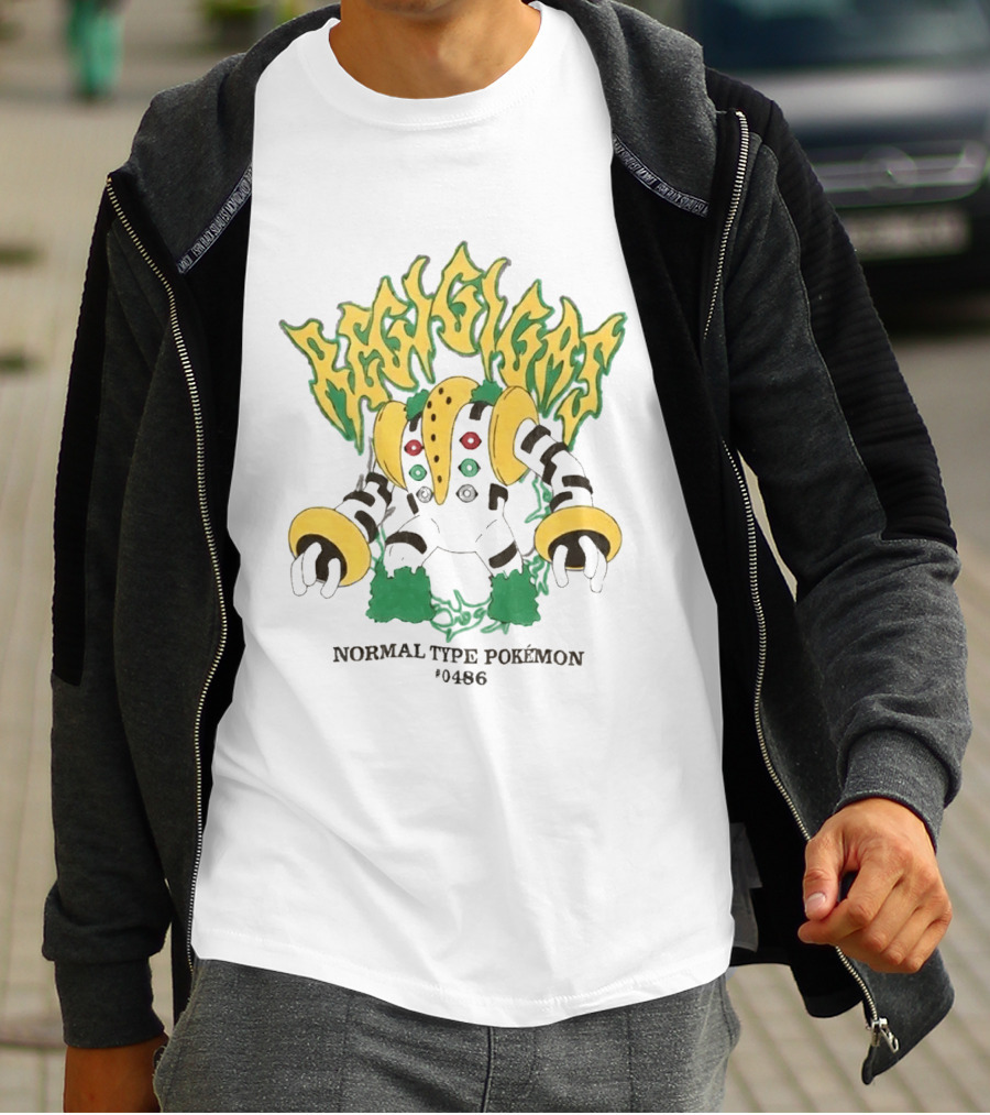 Regigigas Normal Type Pokémon 0486 Pokédex 2026 T-Shirt