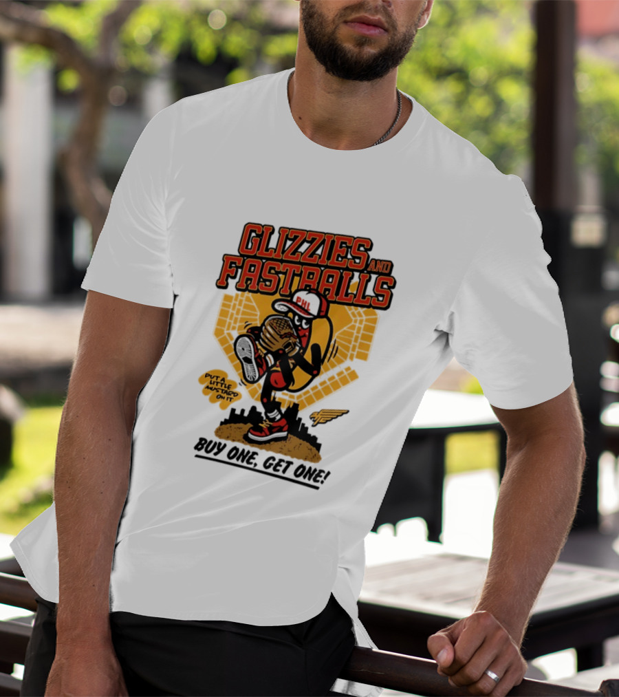 Glizzies And Fastballs Philly Baseball Buy One Get One T-Shirt