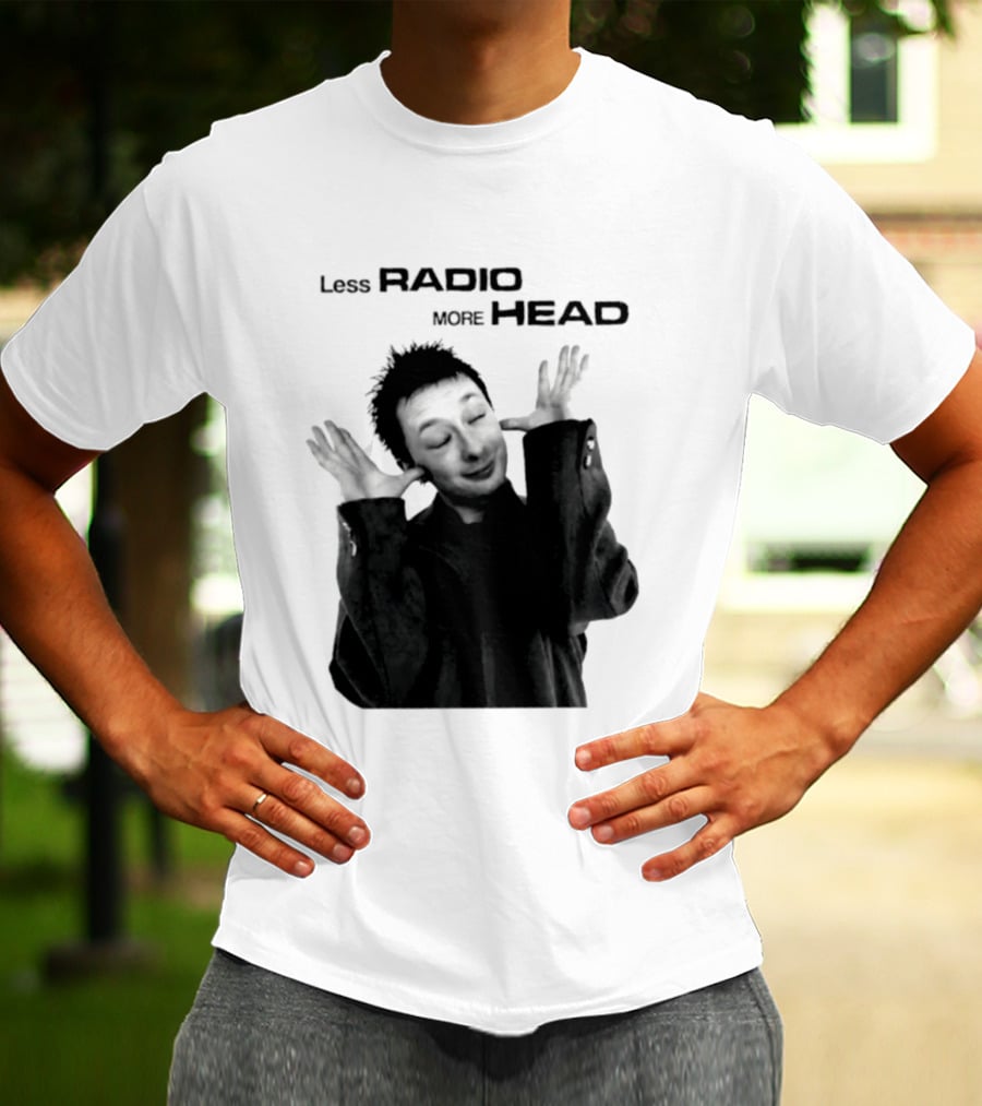 Thom Yorke Less Radio More Head Radiohead T-Shirt