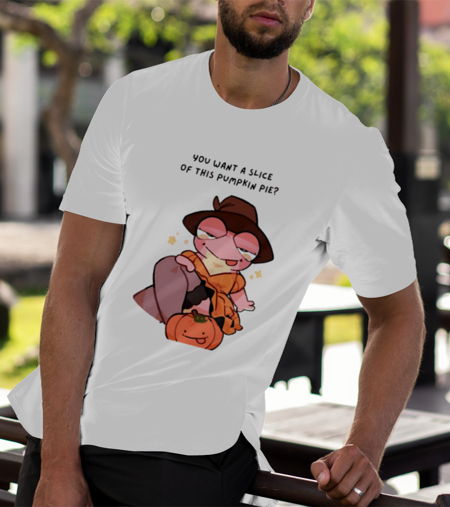 You Want A Slice Of This Pumpkin Pie Frog In Witch Hat With Pumpkin T-Shirt