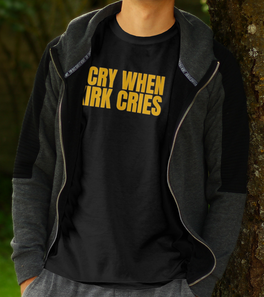 Iowa Hawkeyes I Cry When Kirk Cries T-Shirt