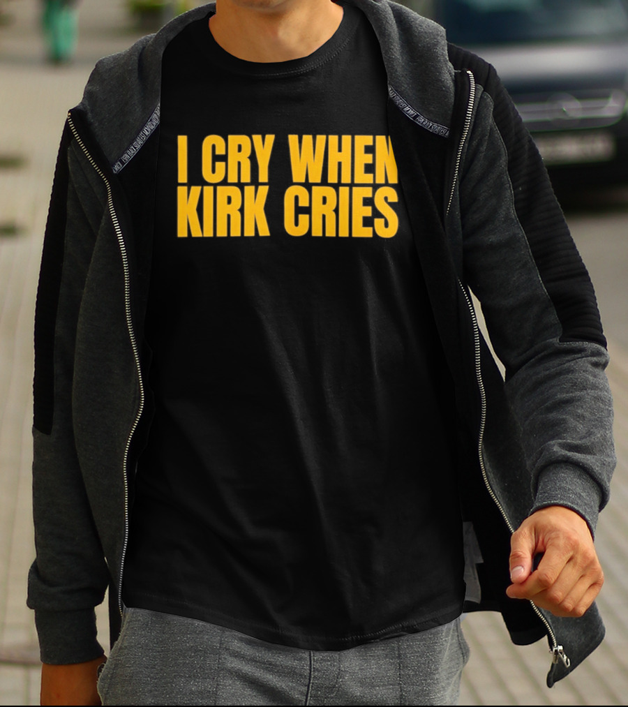 Iowa Hawkeyes I Cry When Kirk Cries T-Shirt