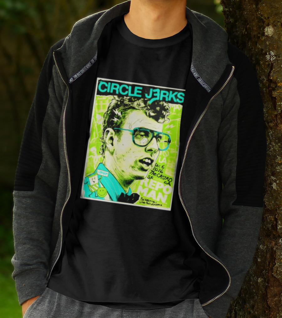 Circle Jerks Repo Man Screening Dec 6 2026 The Castro SF Live Performance T-Shirt