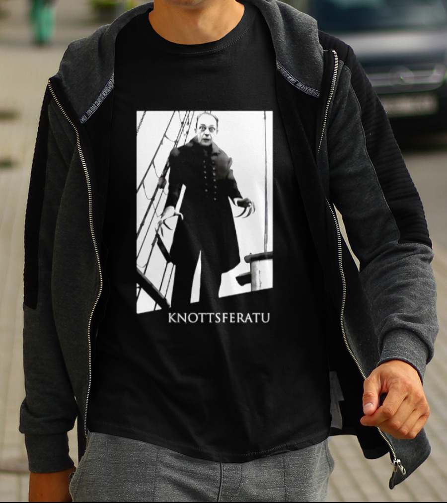 Don Knotts Knottsferatu Nosferatu Horror Comedy Mashup T-Shirt