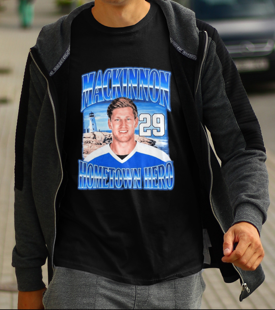 Mackinnon 29 Hometown Hero Lighthouse Scene T-Shirt