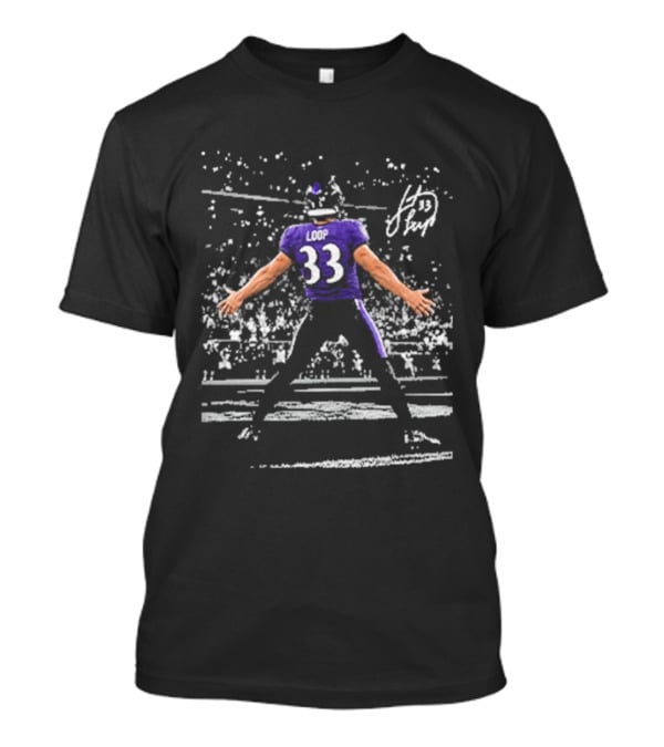 Tyler Loop 33 SIUUU Celebration Football Pose T-Shirt