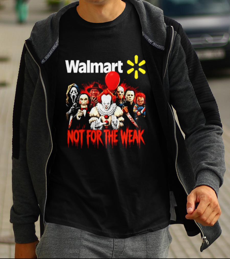 Walmart Not For The Weak Horror Movie Icons Friends Halloween 2026 T-Shirt