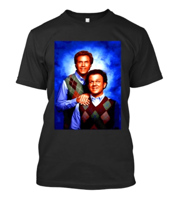 Will Ferrell John C Reilly Step Brothers Argyle Sweater T-Shirt