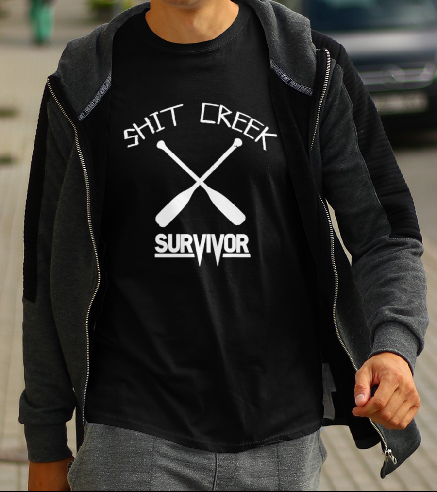 Shit Creek Survivor Paddles T-Shirt