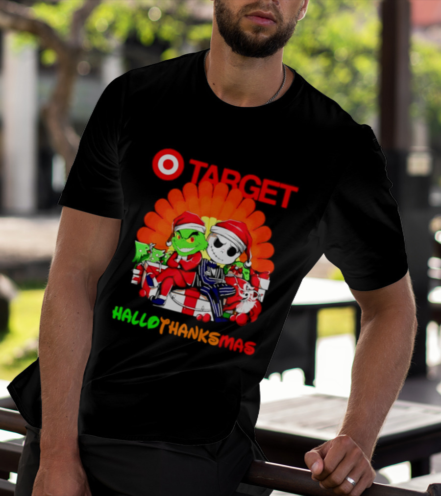 Target Grinch Jack Skellington Hallothanksmas 2026 T-Shirt