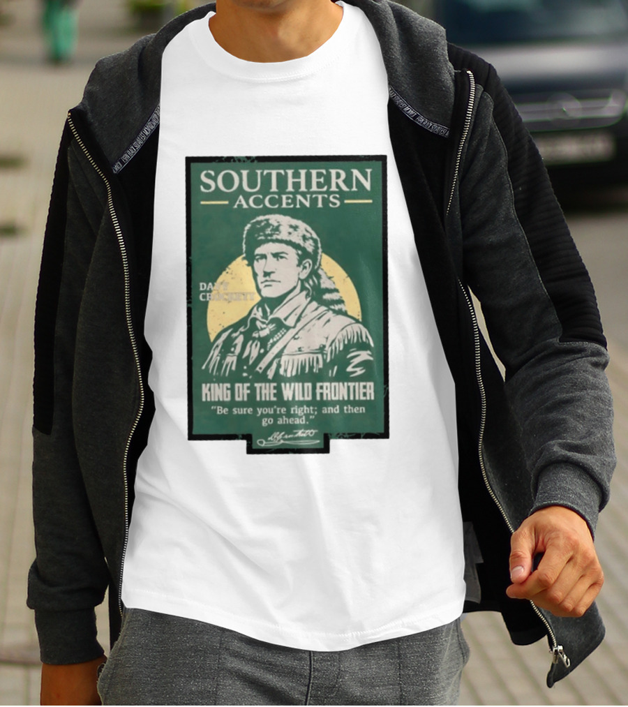 Southern Accents Davy Crockett King Of The Wild Frontier T-Shirt