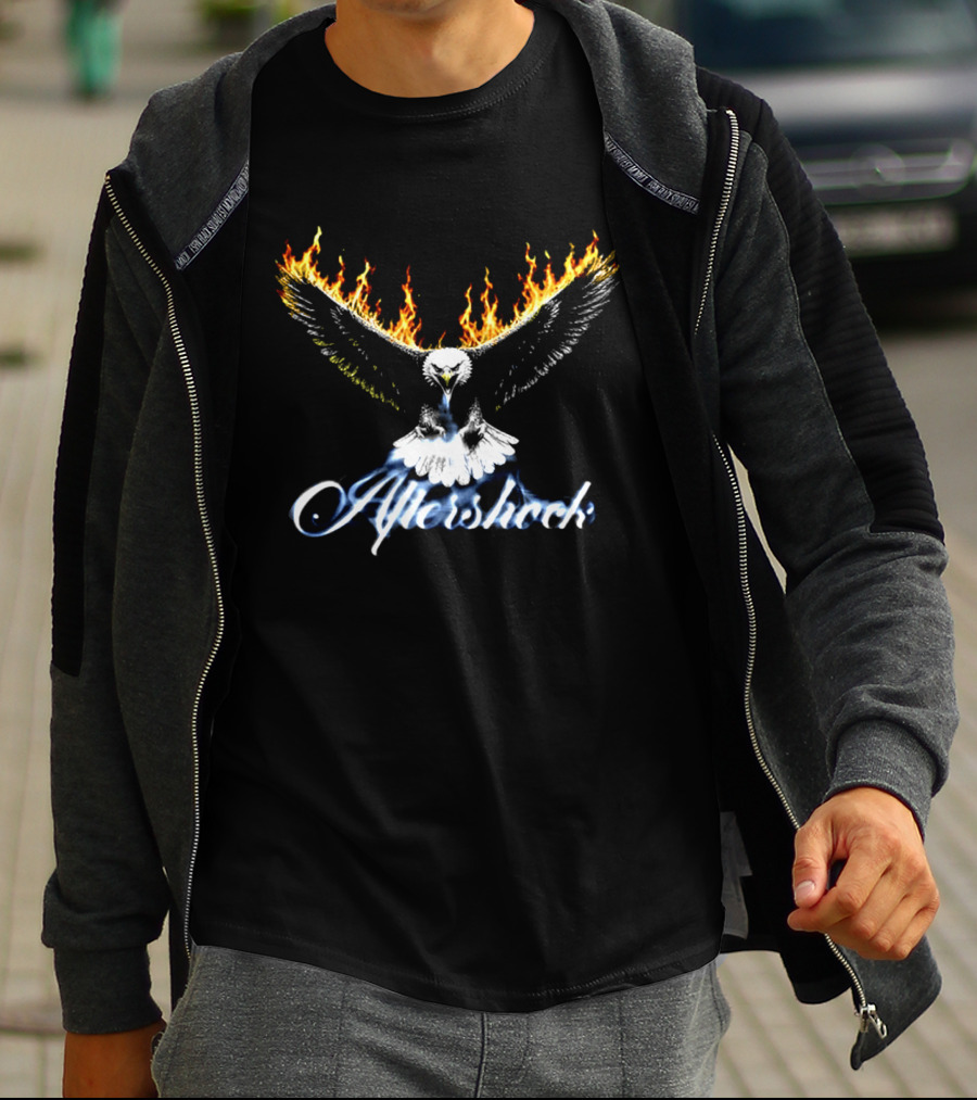 Aftershock Festival 2026 Sacramento CA October 1 4 2026 Flaming Wings T-Shirt
