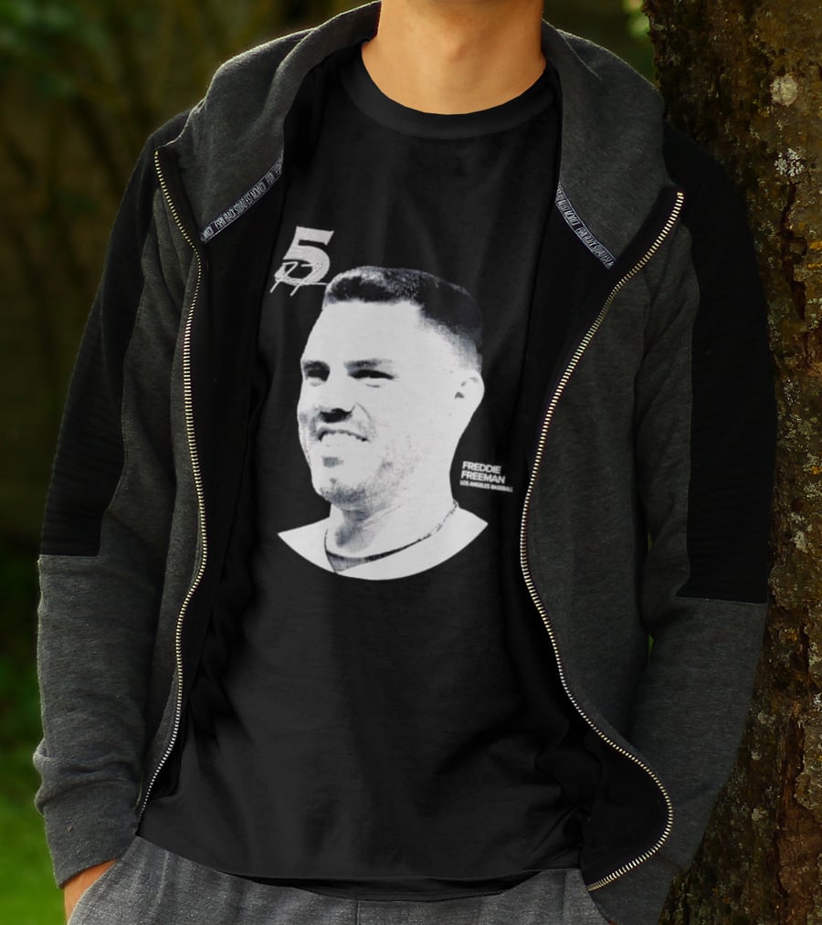 Freddie Freeman Number 5 Los Angeles Dodgers MLB 2026 Lineage Series T-Shirt