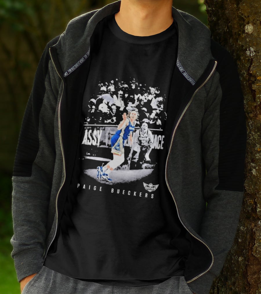 Alysha Clark Assist Paige Bueckers Wings T-Shirt