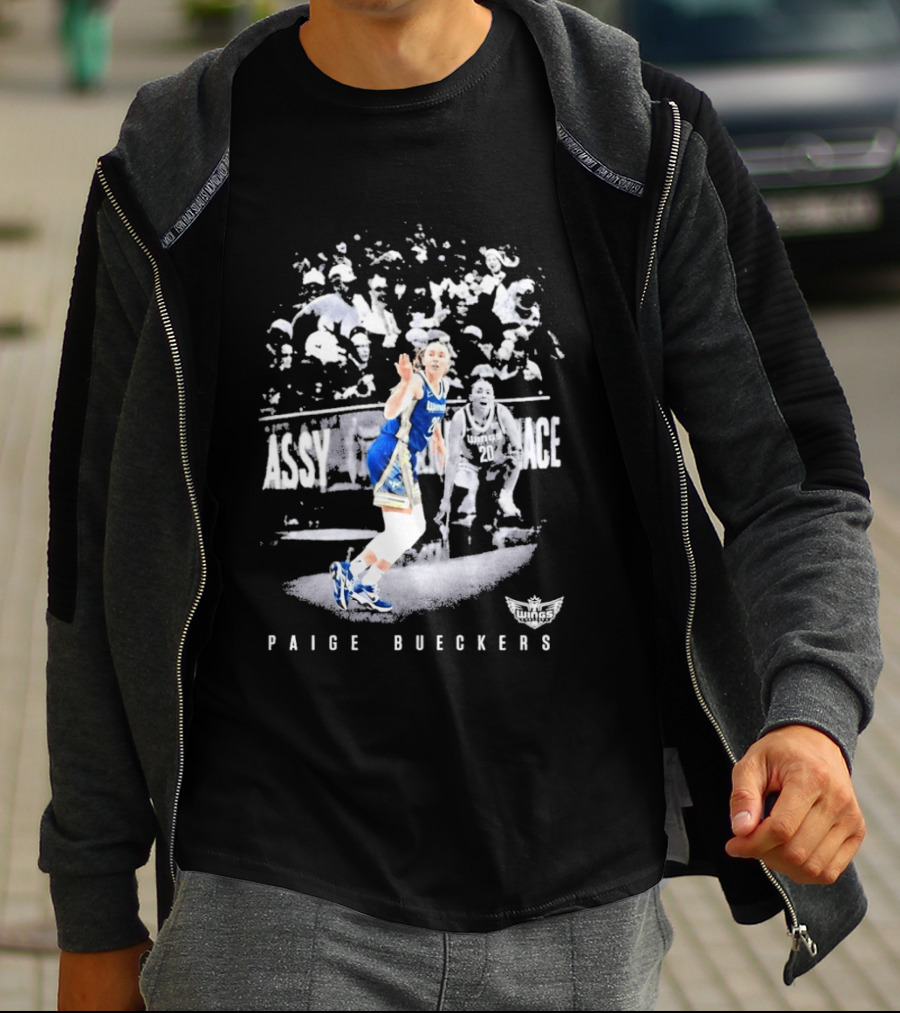Alysha Clark Assist Paige Bueckers Wings T-Shirt