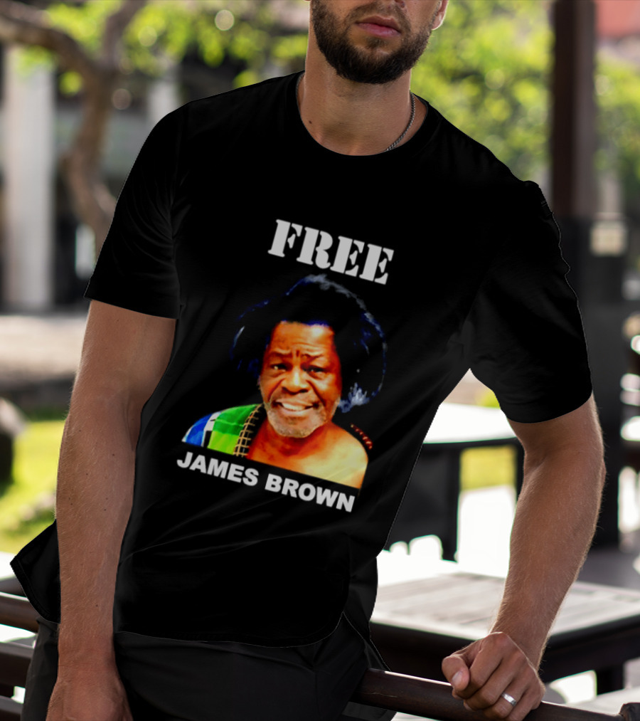 FREE James Brown Godfather Of Soul Funk T-Shirt