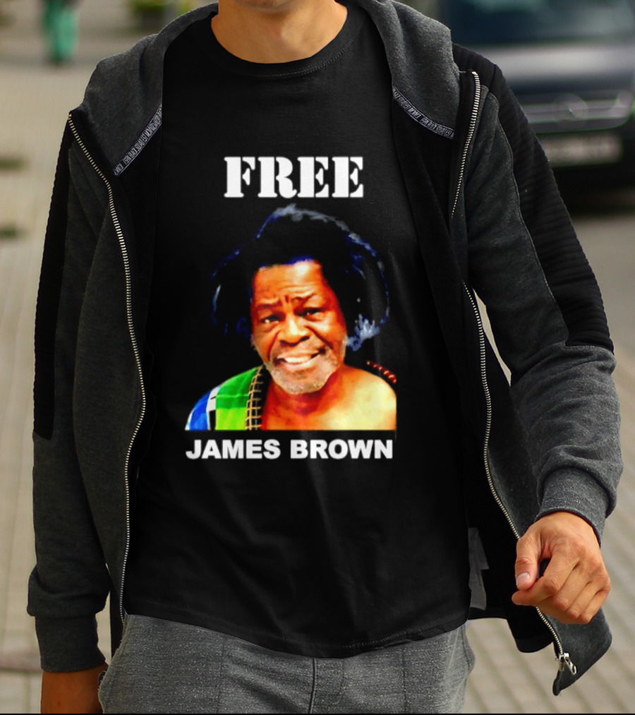 FREE James Brown Godfather Of Soul Funk T-Shirt