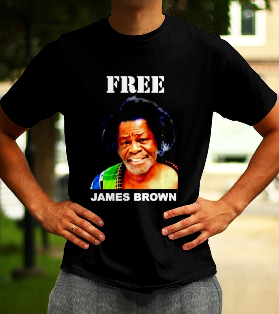 FREE James Brown Godfather Of Soul Funk T-Shirt