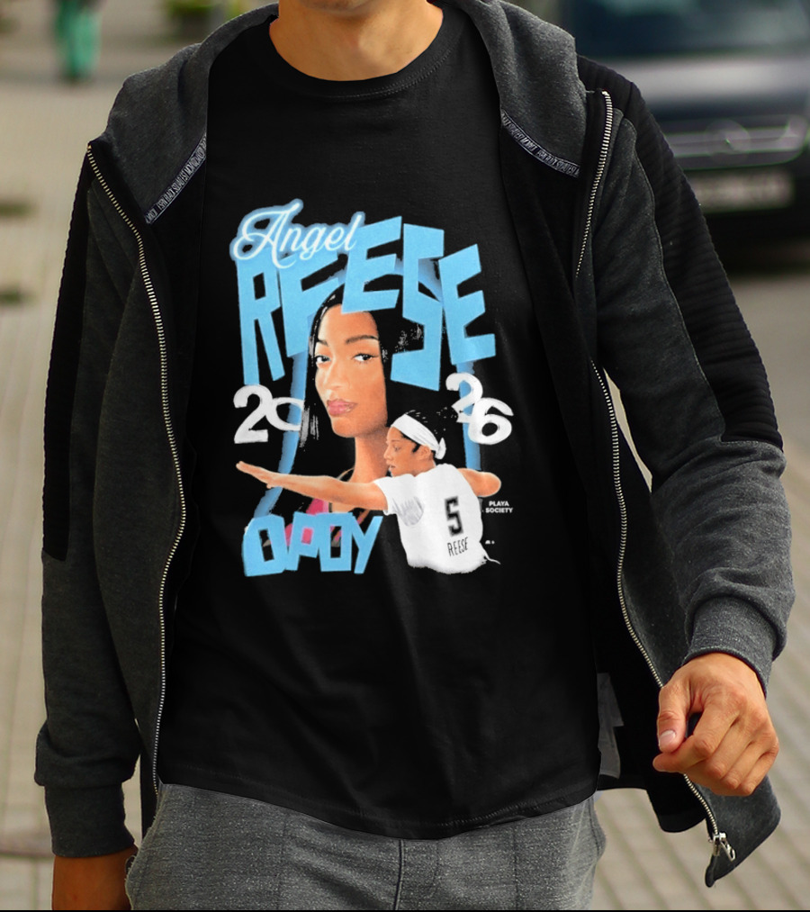 Angel Reese 2026 DPOY Basketball Player T-Shirt