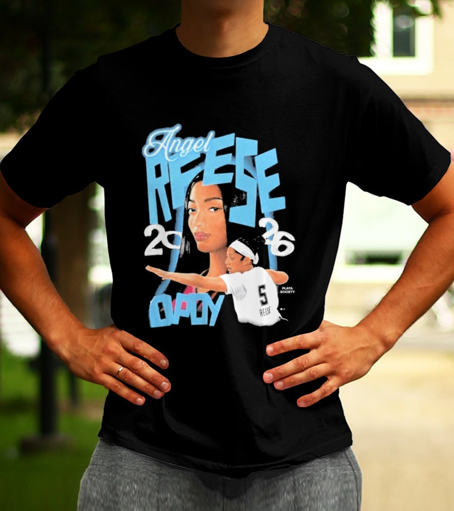Angel Reese 2026 DPOY Basketball Player T-Shirt