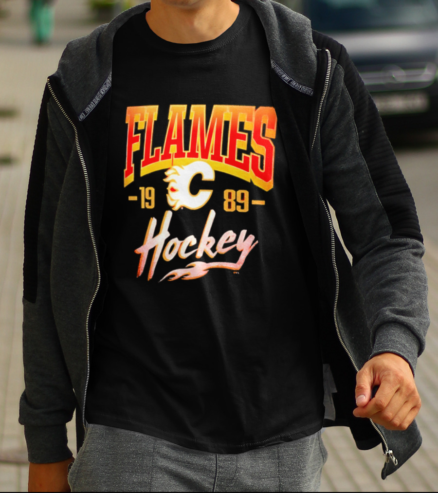 Calgary Flames 1989 Hockey Made To Last T-Shirt