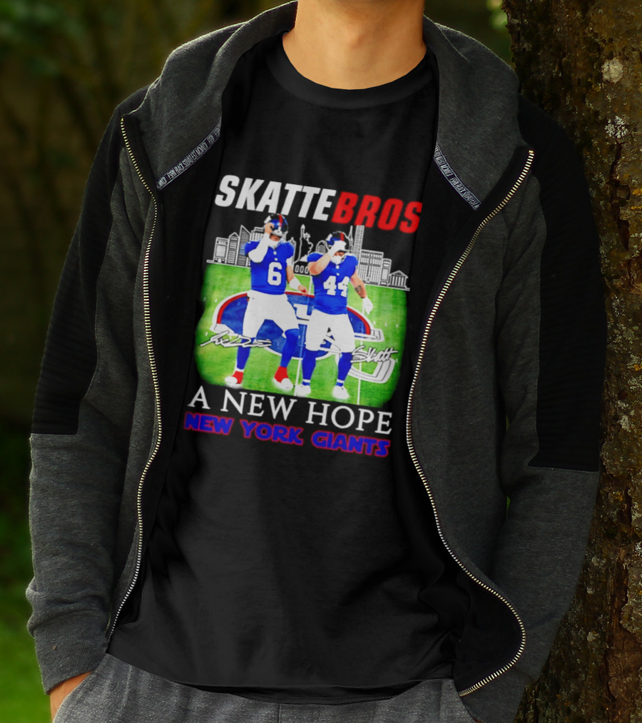 Skattebros Jaxson Dart Cam Skattebo New York Giants A New Hope T-Shirt